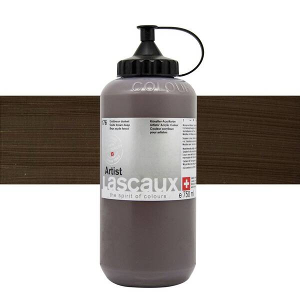 Lascaux Artist Akrilik Boya 750 Ml Seri 1 Oxide Brown Deep - 1