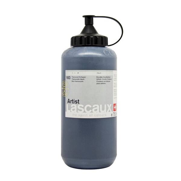 Lascaux Artist Akrilik Boya 750 Ml Seri 1 Transoxide Black - 2