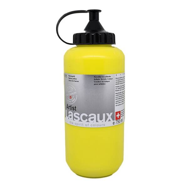 Lascaux Artist Akrilik Boya 750 Ml Seri 2 Hansa Yellow - 1