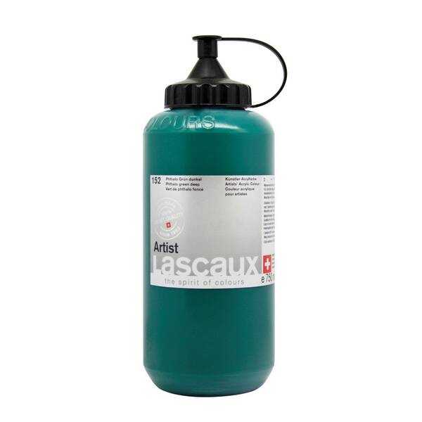 Lascaux Artist Akrilik Boya 750 Ml Seri 2 Phthalo Green Deep - 2