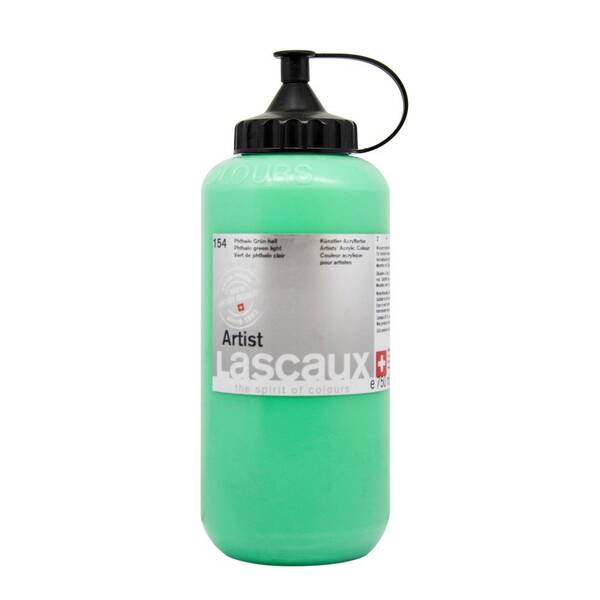 Lascaux Artist Akrilik Boya 750 Ml Seri 2 Phthalo Green Light - 2