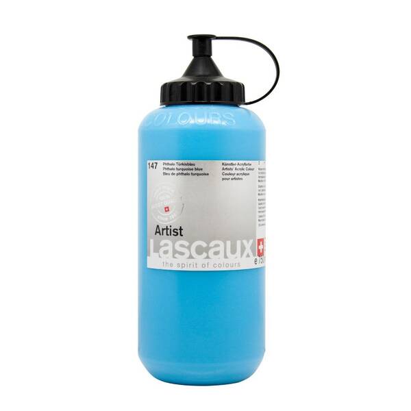 Lascaux Artist Akrilik Boya 750 Ml Seri 2 Phthalo Turquoise Blue - 2