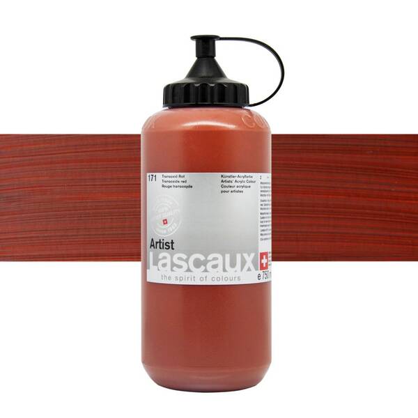 Lascaux Artist Akrilik Boya 750 Ml Seri 2 Transoxide Red - 1