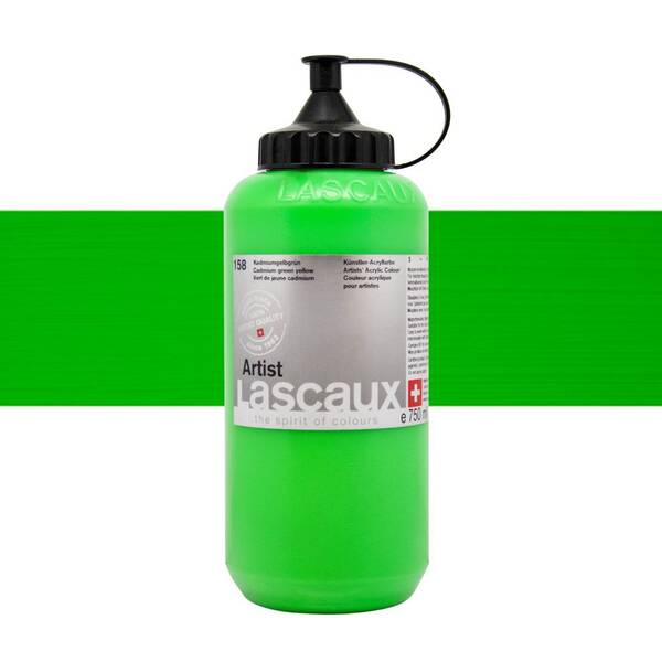 Lascaux Artist Akrilik Boya 750 Ml Seri 3 Cadmium Green Yellow - 1