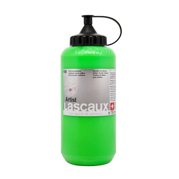 Lascaux Artist Akrilik Boya 750 Ml Seri 3 Cadmium Green Yellow - 2