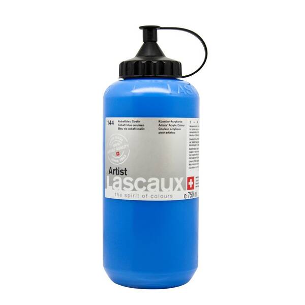 Lascaux Artist Akrilik Boya 750 Ml Seri 3 Cobalt Blue Cerulean - 2