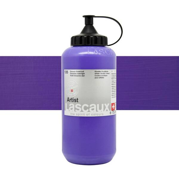 Lascaux Artist Akrilik Boya 750 Ml Seri 3 Dioxazine Violet Light - 1