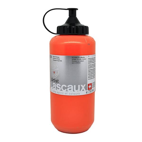 Lascaux Artist Akrilik Boya 750 Ml Seri 3 Pyrrole Orange - 1