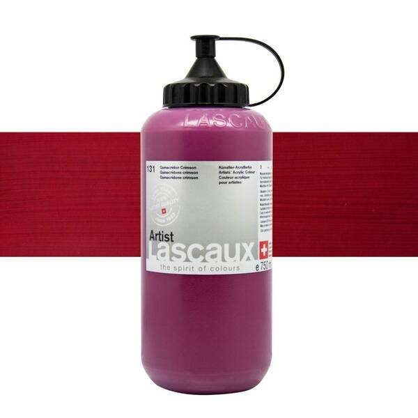 Lascaux Artist Akrilik Boya 750 Ml Seri 3 Quinacridone Crimson - 1