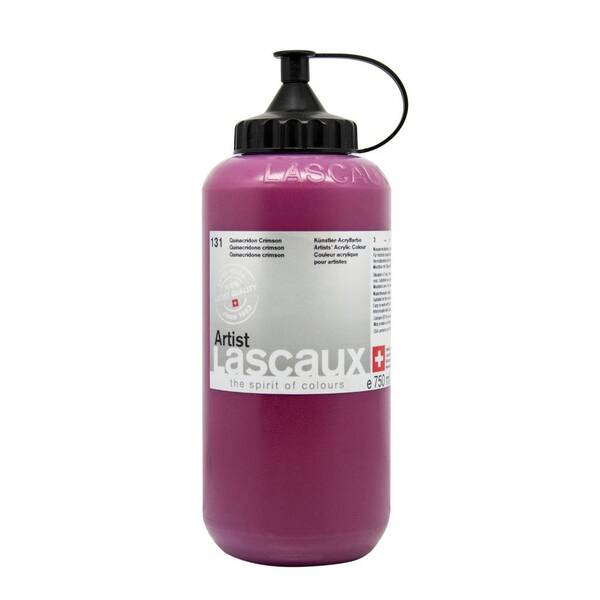 Lascaux Artist Akrilik Boya 750 Ml Seri 3 Quinacridone Crimson - 2