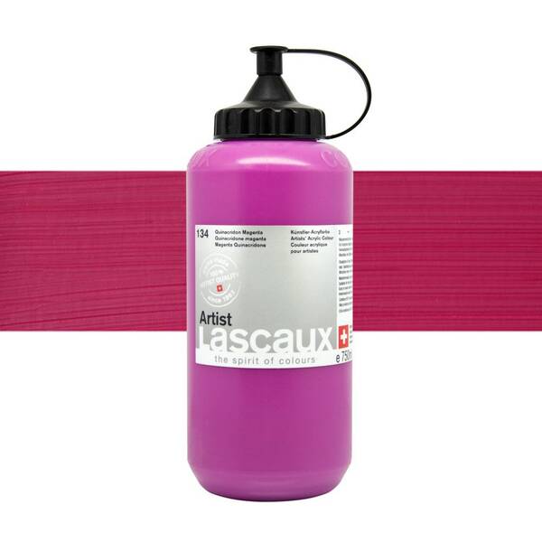 Lascaux Artist Akrilik Boya 750 Ml Seri 3 Quinacridone Magenta - 1