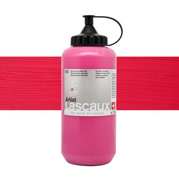 Lascaux Artist Akrilik Boya 750 Ml Seri 3 Quinacridone Rose Light - 1