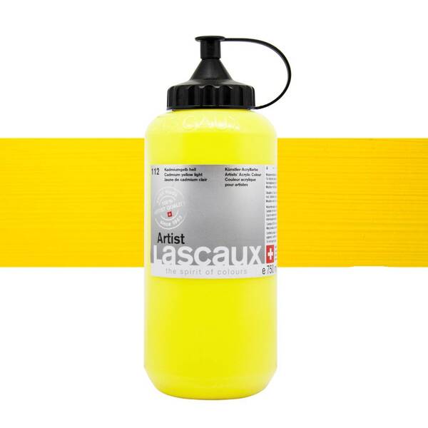 Lascaux Artist Akrilik Boya 750 Ml Seri 4 Cadmium Yellow Light - 1