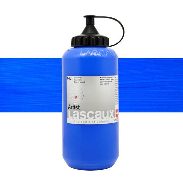 Lascaux Artist Akrilik Boya 750 Ml Seri 4 Cobalt Blue - 1