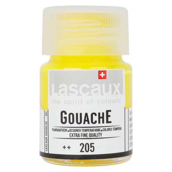 Lascaux Guaj Boya 16 Ml Lemon Yellow No:205 - 1