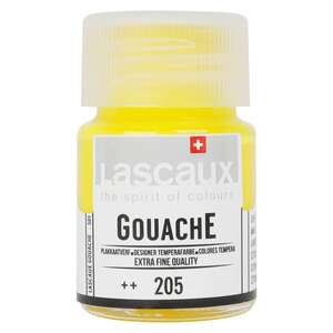 Lascaux Guaj Boya 16 Ml Lemon Yellow No:205 - Lascaux