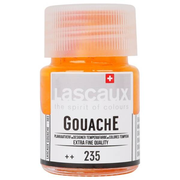 Lascaux Guaj Boya 16 Ml Orange No:235 - 1