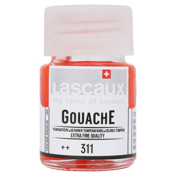 Lascaux Guaj Boya 16 Ml Vermilion No:311 - 1