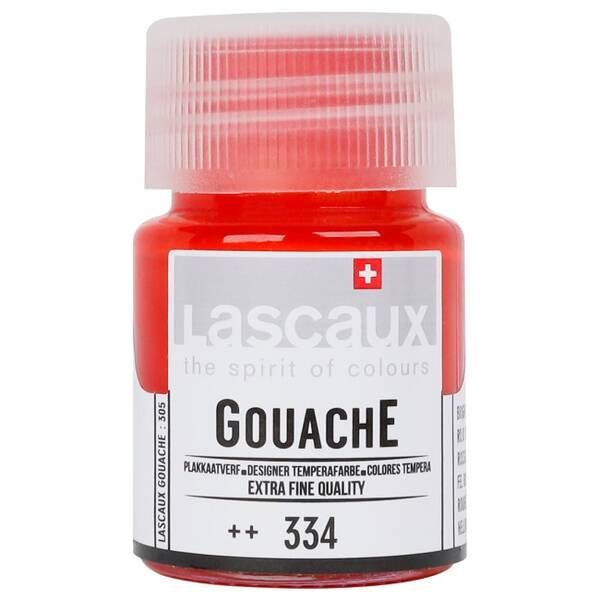 Lascaux Guaj Boya 16 Ml Bright Red No:334 - 1