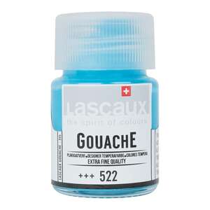 Lascaux Guaj Boya 16 Ml Turquoise Blue No:522 - Lascaux