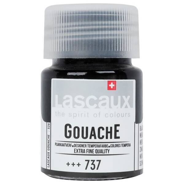 Lascaux Guaj Boya 16 Ml Black No:737 - 1