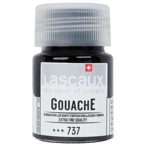 Lascaux Guaj Boya 16 Ml Black No:737 - Lascaux