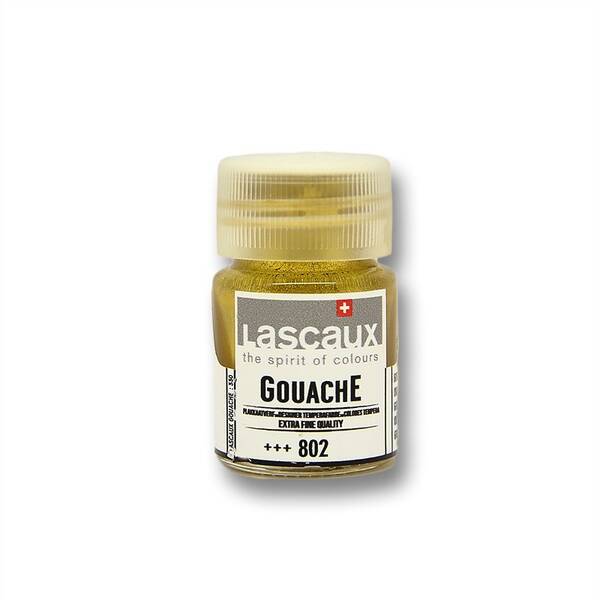 Lascaux Guaj Boya 16 Ml Gold (Yaldız) No:802 - 1