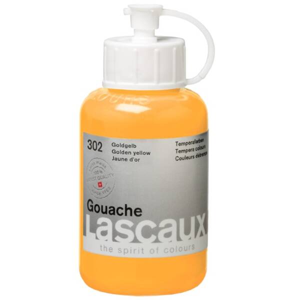 Lascaux Guaj Boya 85 Ml Golden Yellow No:302 - 1