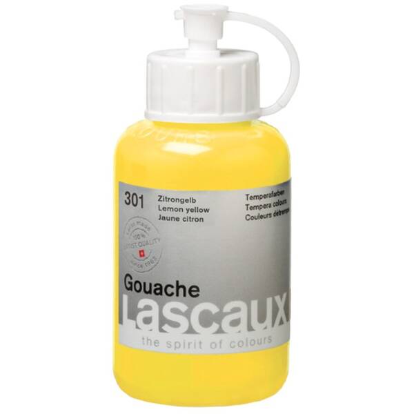 Lascaux Guaj Boya 85 Ml Lemon Yellow No:301 - 1