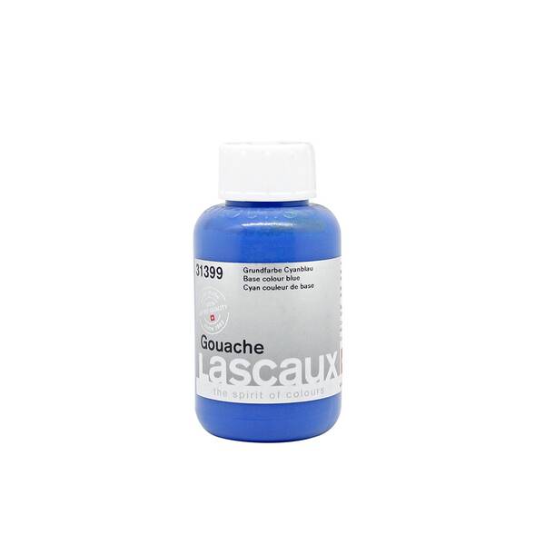 Lascaux Gouache Colour 85 Ml Primary Cyan No:31399 - 1