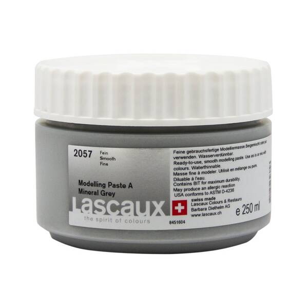 Lascaux Modelling Paste A Mineral Grey 250 Ml - 1