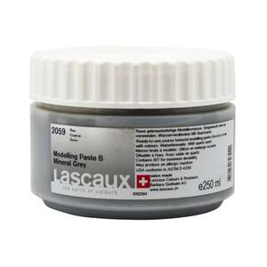 Lascaux - Lascaux Modelling Paste B Mineral Grey 250 Ml