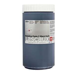 Lascaux Modelling Paste C Black Earth 1000 Ml - Lascaux