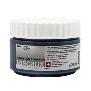 Lascaux Modelling Paste C Black Earth 250 Ml - Lascaux