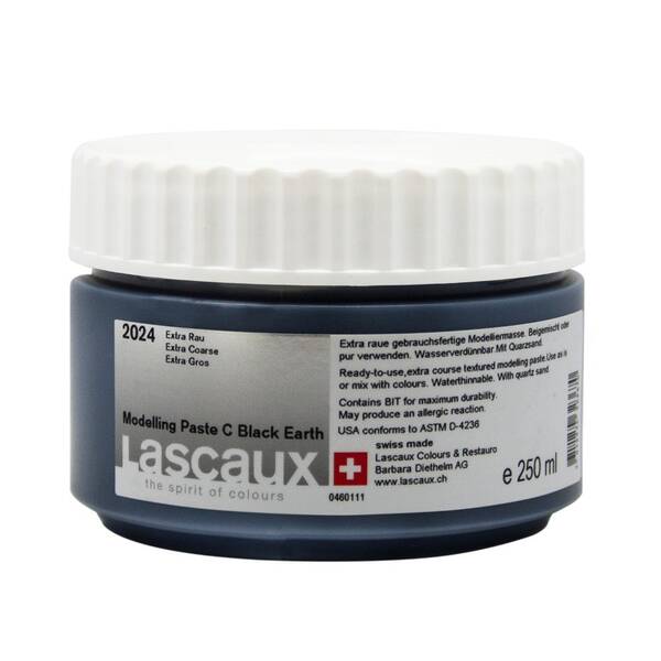 Lascaux Modelling Paste C Black Earth 250 Ml