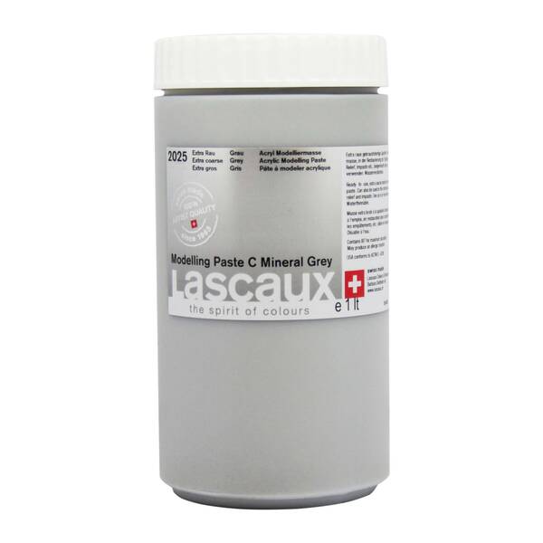 Lascaux Modelling Paste C Mineral Grey 1000 Ml - 1