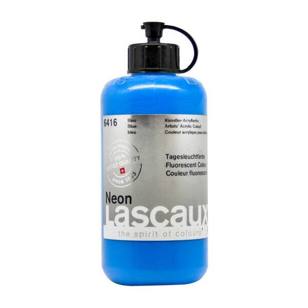 Lascaux Neon Akrilik Boya 250 Ml Blue - 2