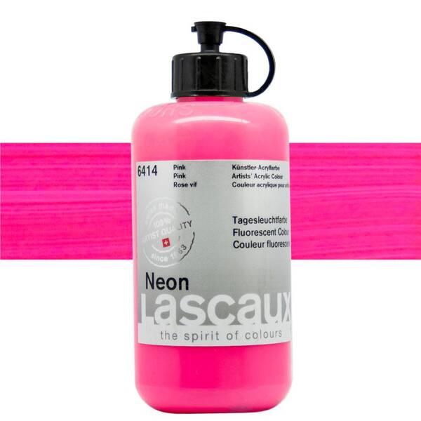 Lascaux Neon Akrilik Boya 250 Ml Pink - 1