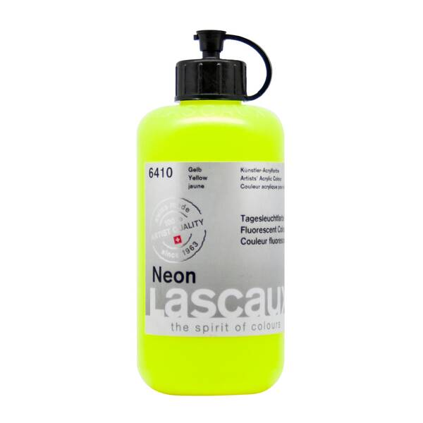 Lascaux Neon Akrilik Boya 250 Ml Yellow - 2