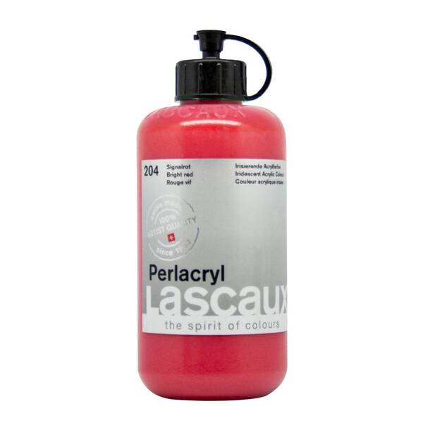 Lascaux Perlacryl Akrilik Boya 250 Ml Bright Red 204 - 2