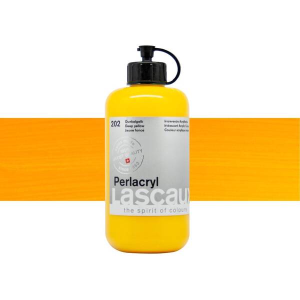 Lascaux Perlacryl Akrilik Boya 250 Ml Deep Yellow 202 - 1