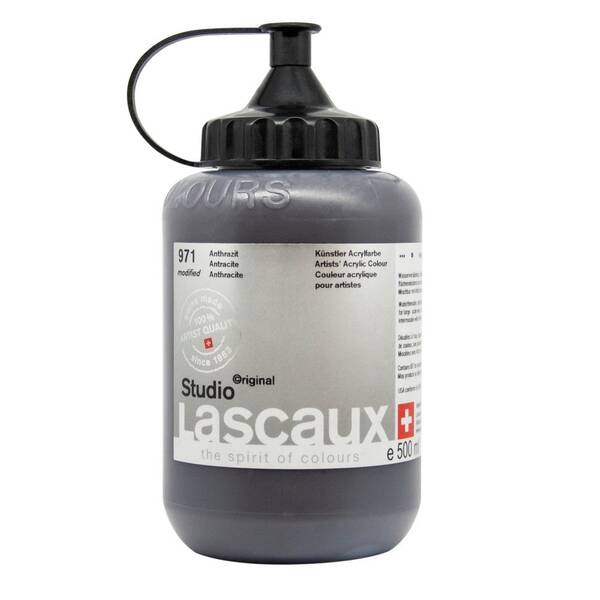 Lascaux Studio Akrilik Boya 500 Ml Antracite - 2