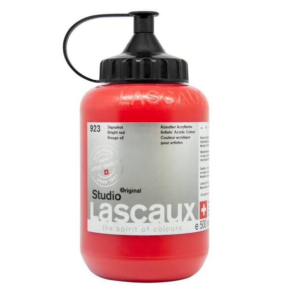 Lascaux Studio Akrilik Boya 500 Ml Bright Red - 2