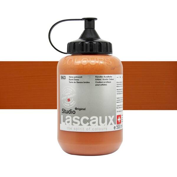 Lascaux Studio Akrilik Boya 500 Ml Burnt Sienna - 1