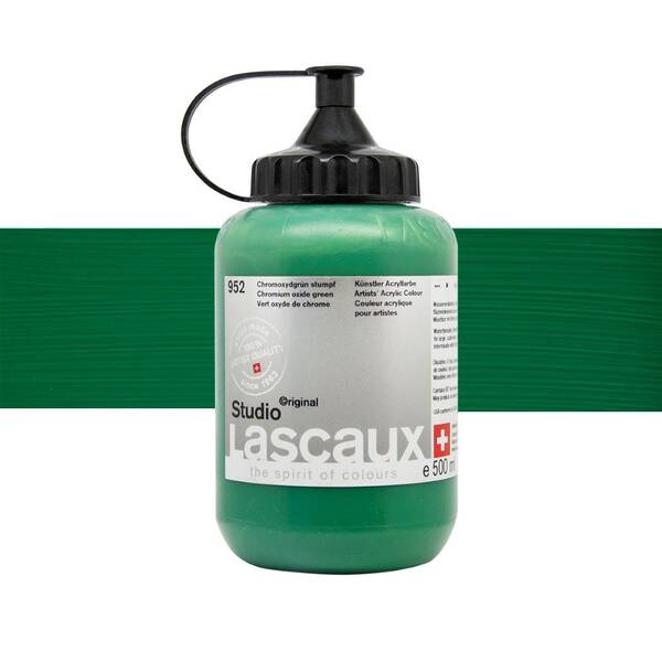 Lascaux Studio Akrilik Boya 500 Ml Chromium Oxide Green