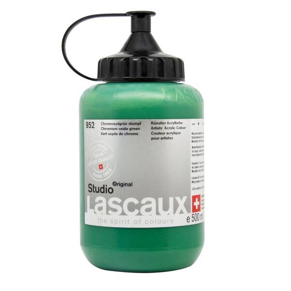 Lascaux Studio Akrilik Boya 500 Ml Chromium Oxide Green