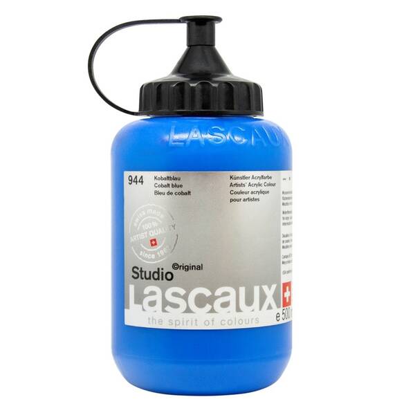 Lascaux Studio Akrilik Boya 500 Ml Cobalt Blue - 1