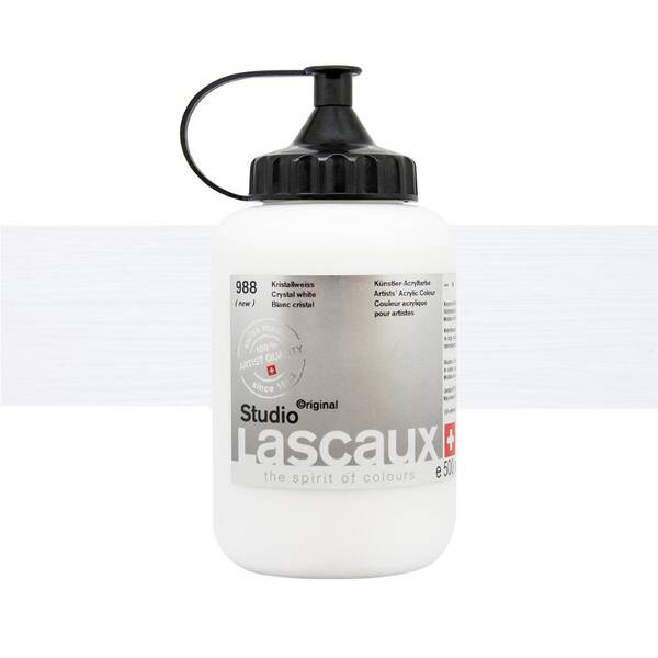 Lascaux Studio Akrilik Boya 500 Ml Crystal White - 1