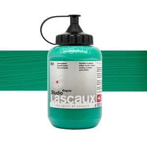 Lascaux Studio Akrilik Boya 500 Ml Emerald Green - 1