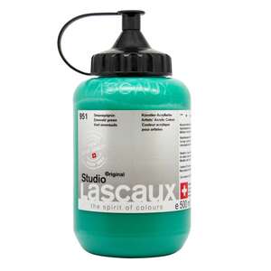 Lascaux Studio Akrilik Boya 500 Ml Emerald Green - 2